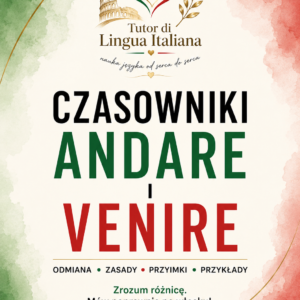 CZASOWNIKI ANDARE I VENIRE