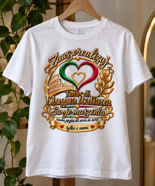 FIRMOWE KOSZULKI TUTOR DI LINGUA ITALIANA